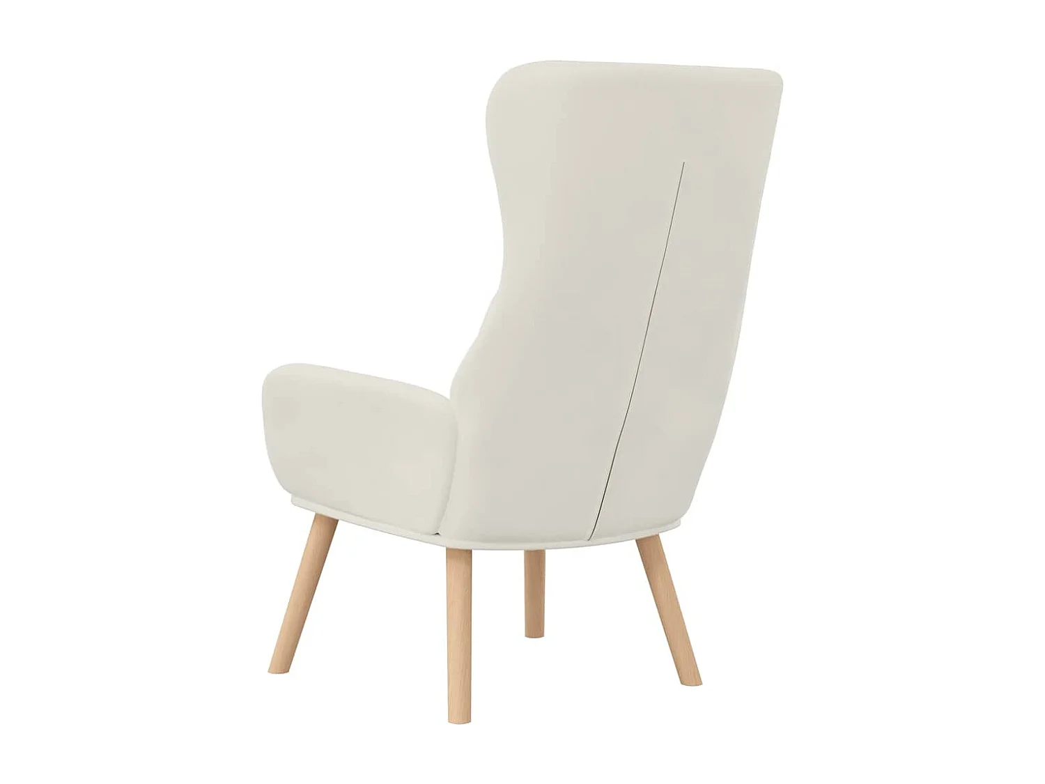 Relaxsessel Cremeweiß Samt