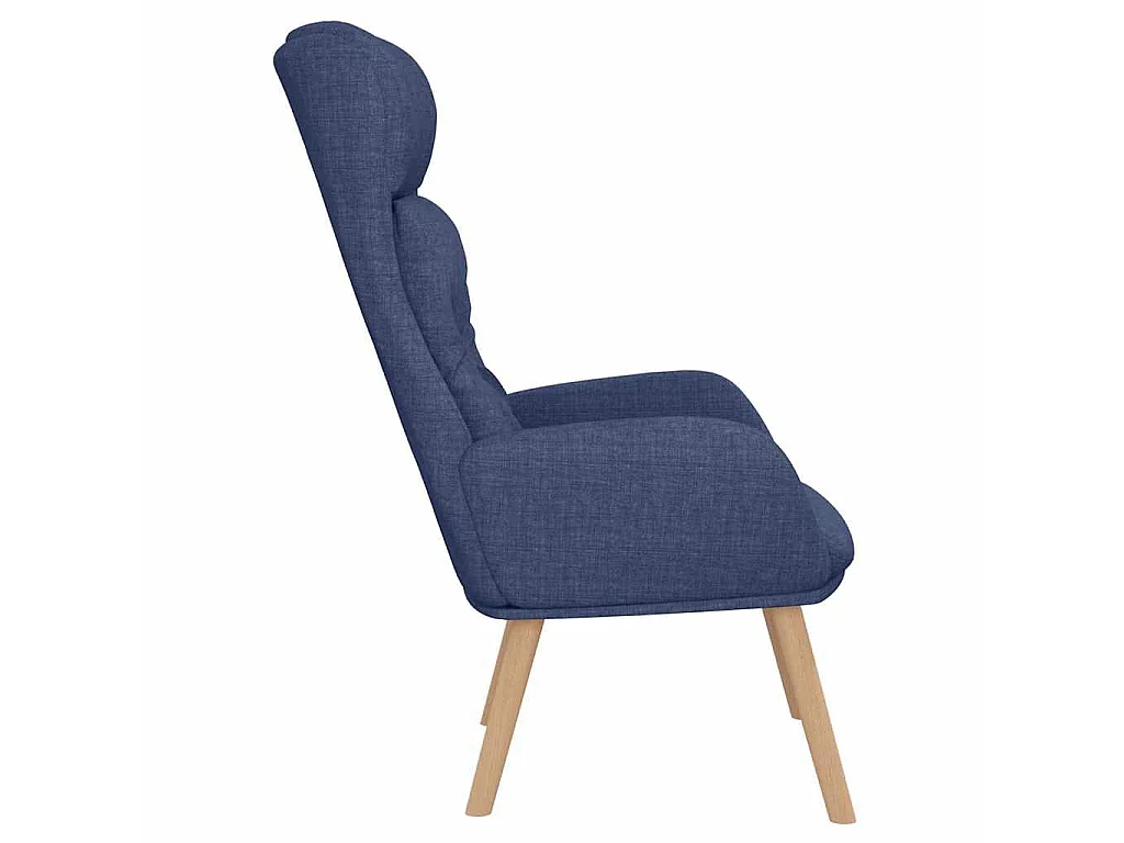 Relaxsessel Blau Stoff