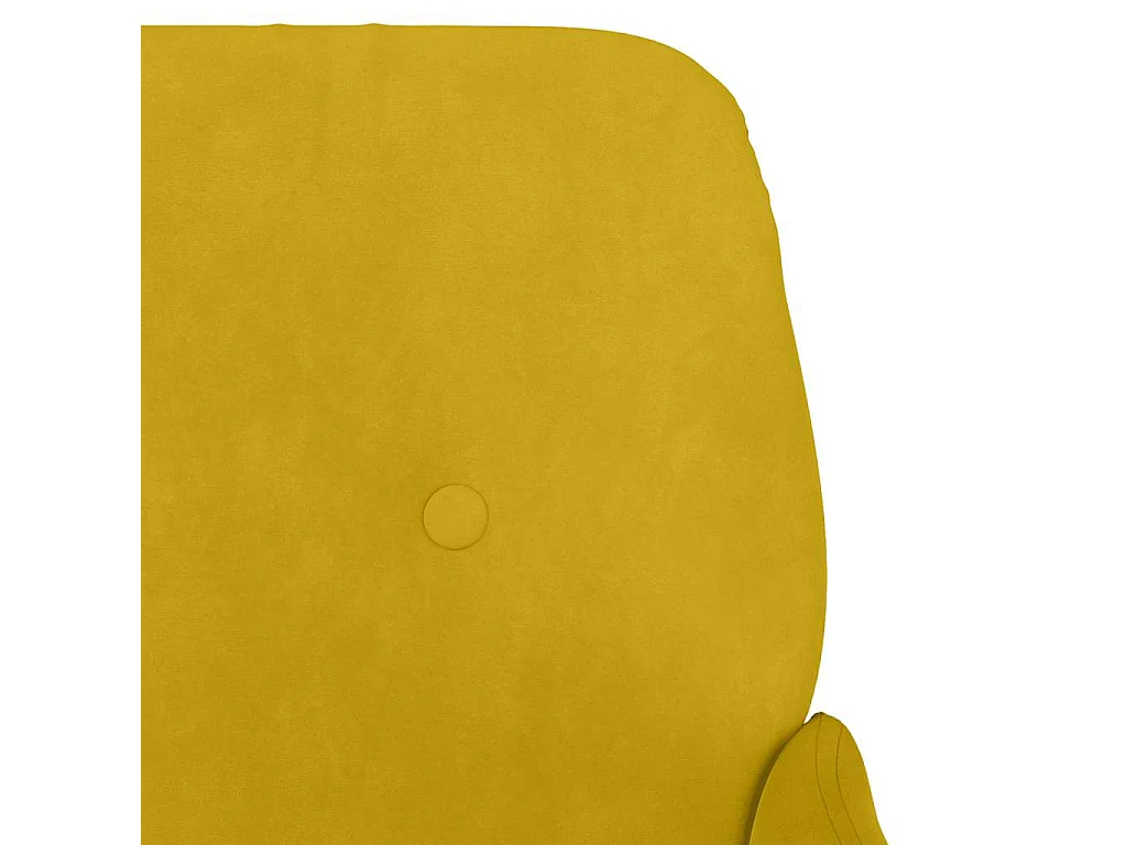 Fauteuil Jaune 62x79x79 cm Velours