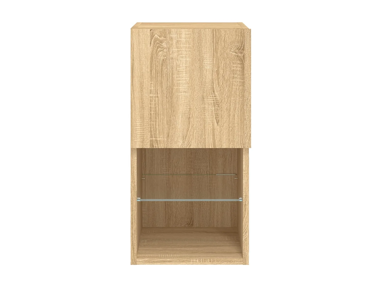 TV-Schrank mit LED-Leuchten Sonoma-Eiche 30,5x30x60 cm
