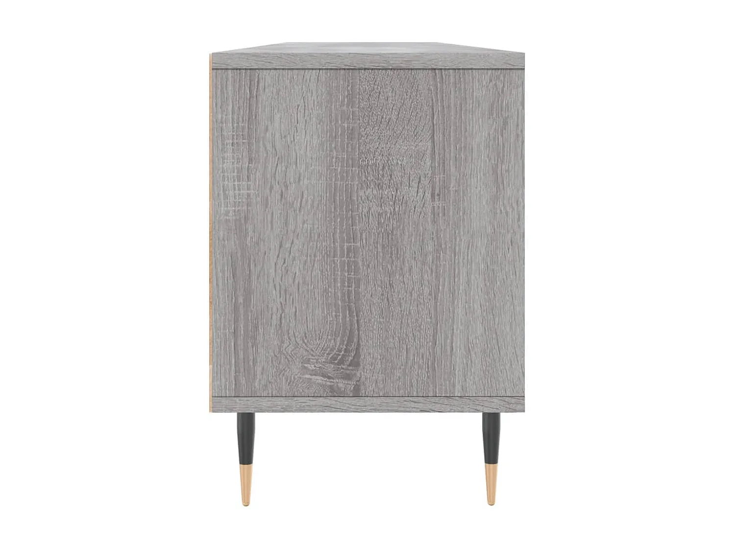 Meuble TV sonoma gris 150x30x44,5 cm bois d'ingénierie