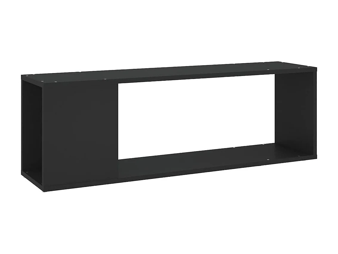 TV-Schrank Schwarz 100x24x32 cm Holzwerkstoff