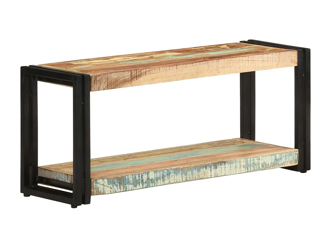 Meuble TV 90x30x40 cm Bois de récupération massif