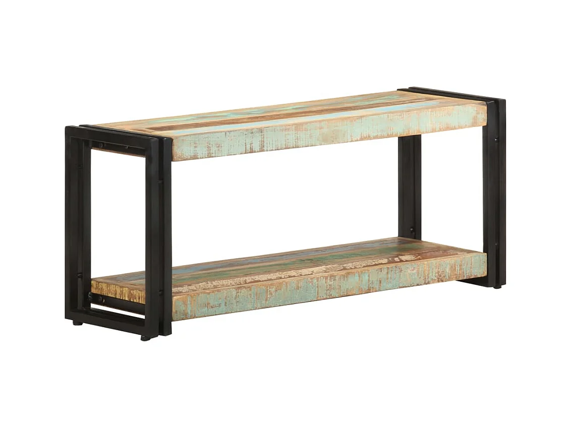 Meuble TV 90x30x40 cm Bois de récupération massif