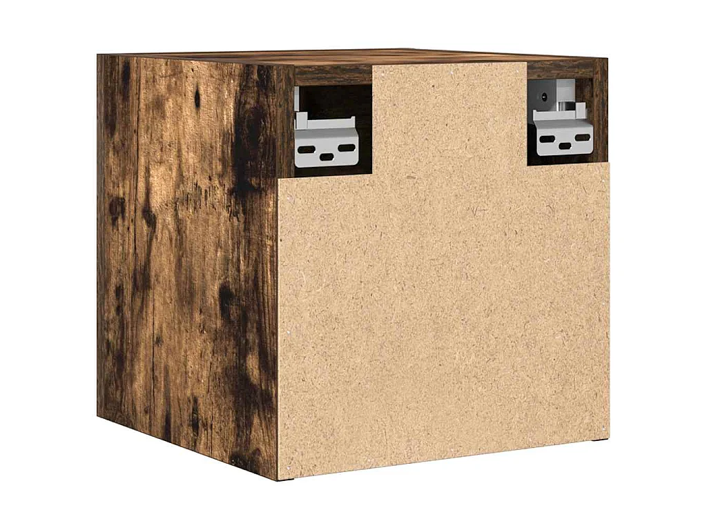 Muebles para TV de pared 2 uds roble ahumado 30,5x30x30 cm