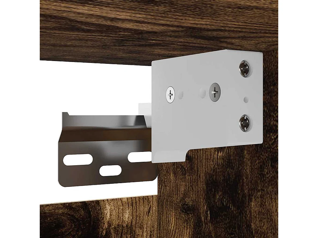 Muebles para TV de pared 2 uds roble ahumado 30,5x30x30 cm
