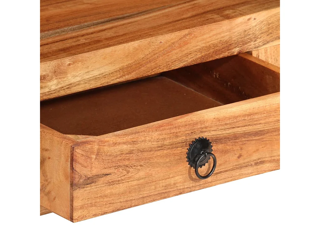 TV-Schrank 110x30x40 cm Massivholz Akazie