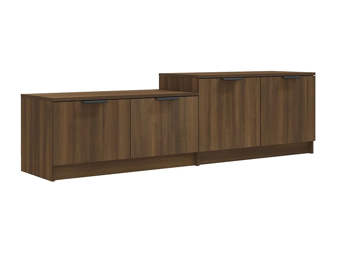 Móvel p/ TV158,5x36x45cm madeira proc. cor carvalho castanho