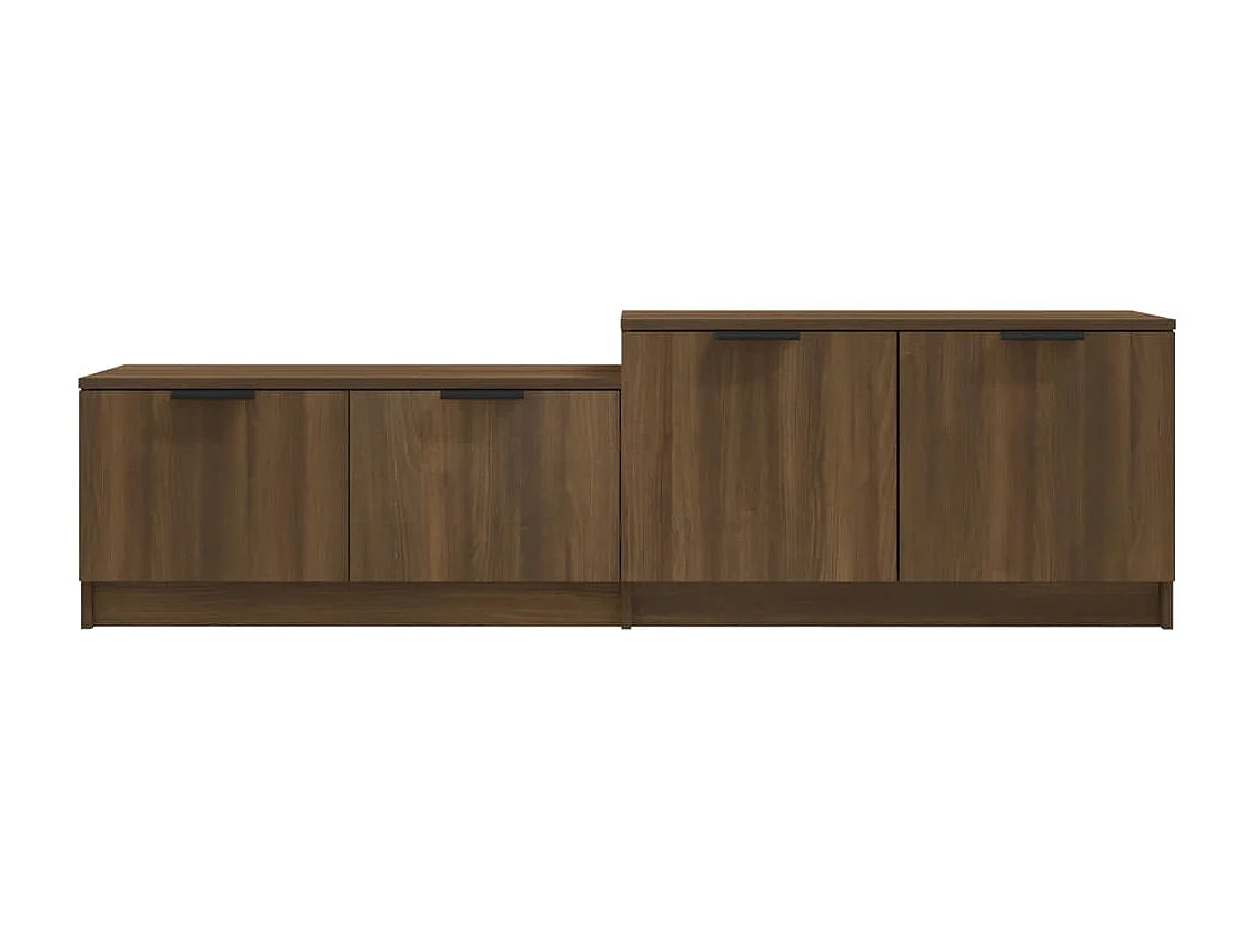 Móvel p/ TV158,5x36x45cm madeira proc. cor carvalho castanho