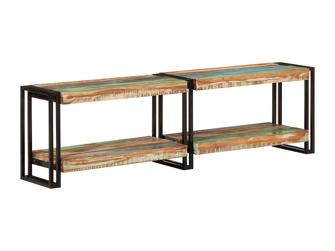 TV-Schrank 140x30x40 cm Massives Altholz