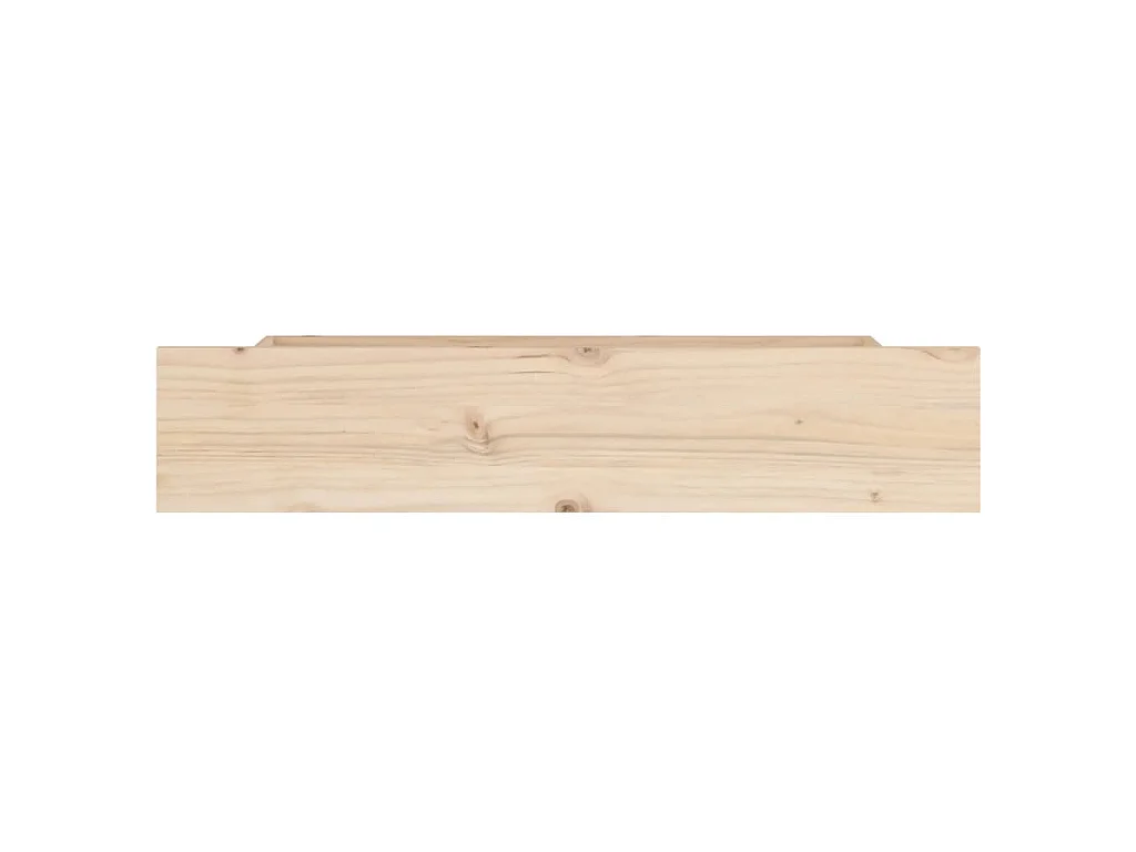 Tiroirs de lit 4 pcs Bois de pin massif