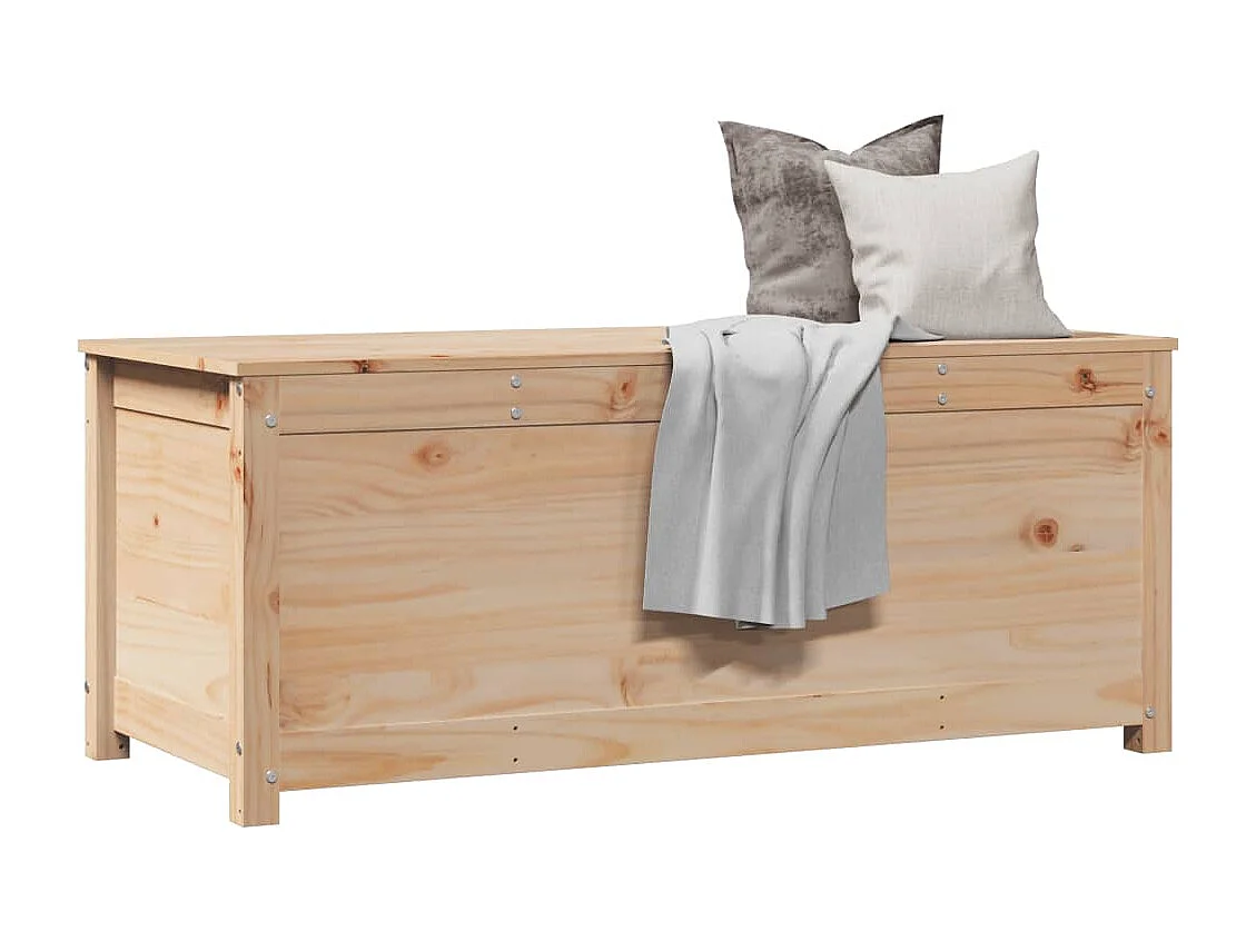 Boîte de rangement 110x50x45,5 cm Bois massif de pin