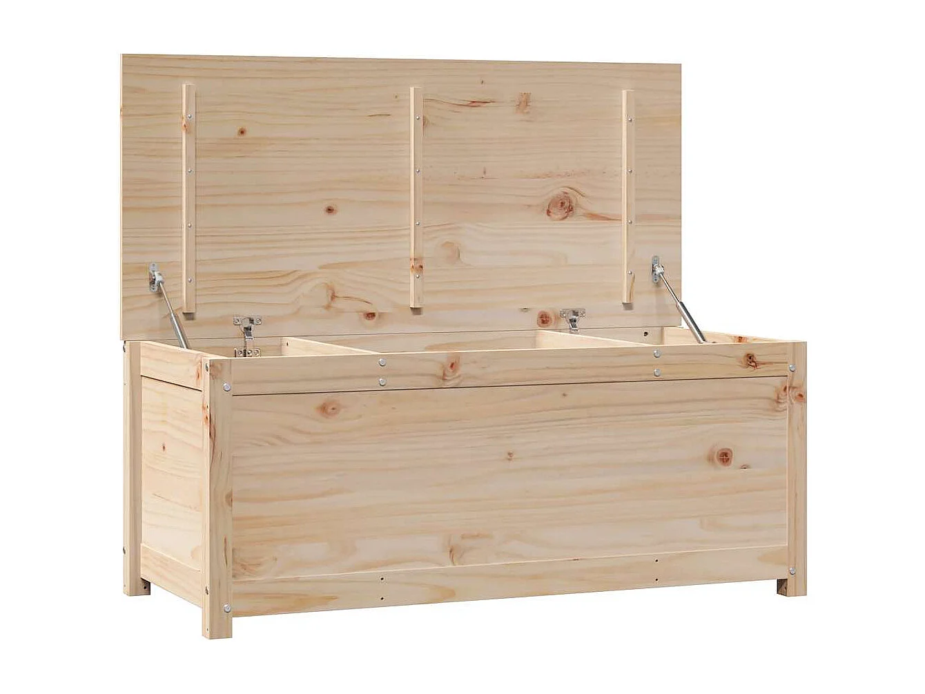 Boîte de rangement 110x50x45,5 cm Bois massif de pin