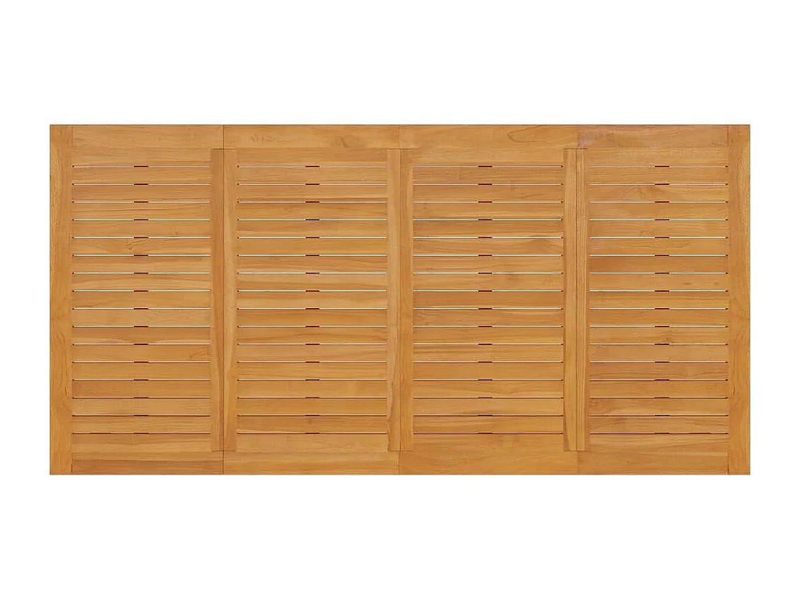 Batavia-Tisch 200x100x75 cm Massivholz Teak
