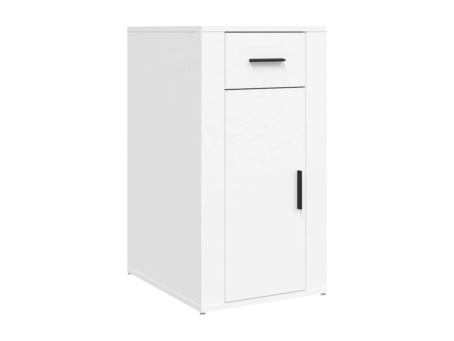 Armário de secretária 40x49x75 cm derivados de madeira branco