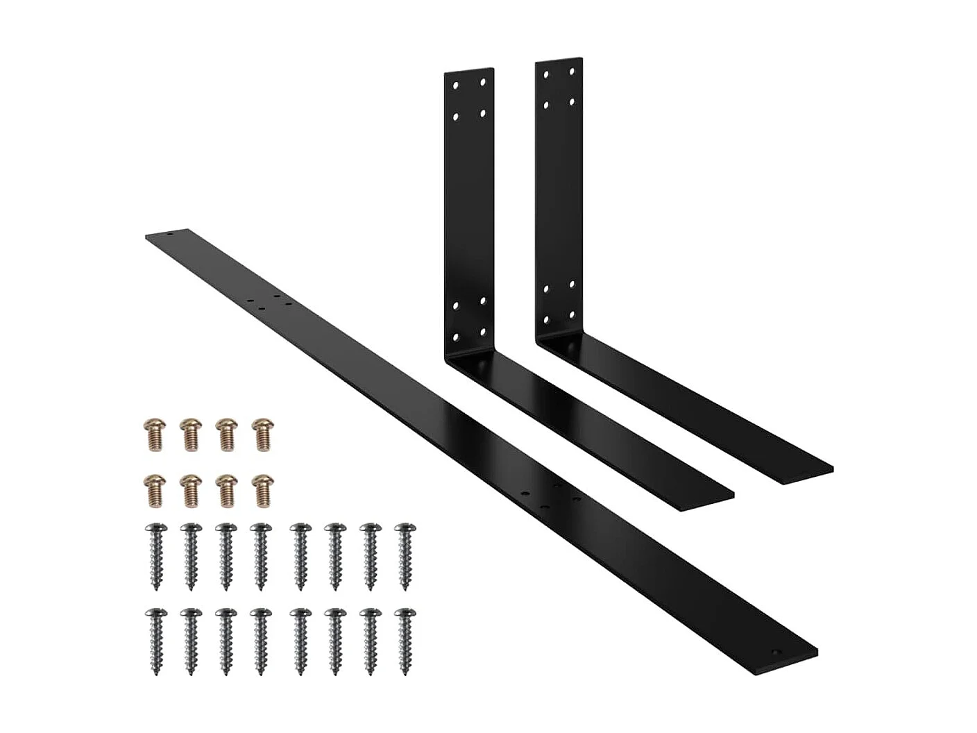 Dossier pour canapé palette Noir 110 cm Fer