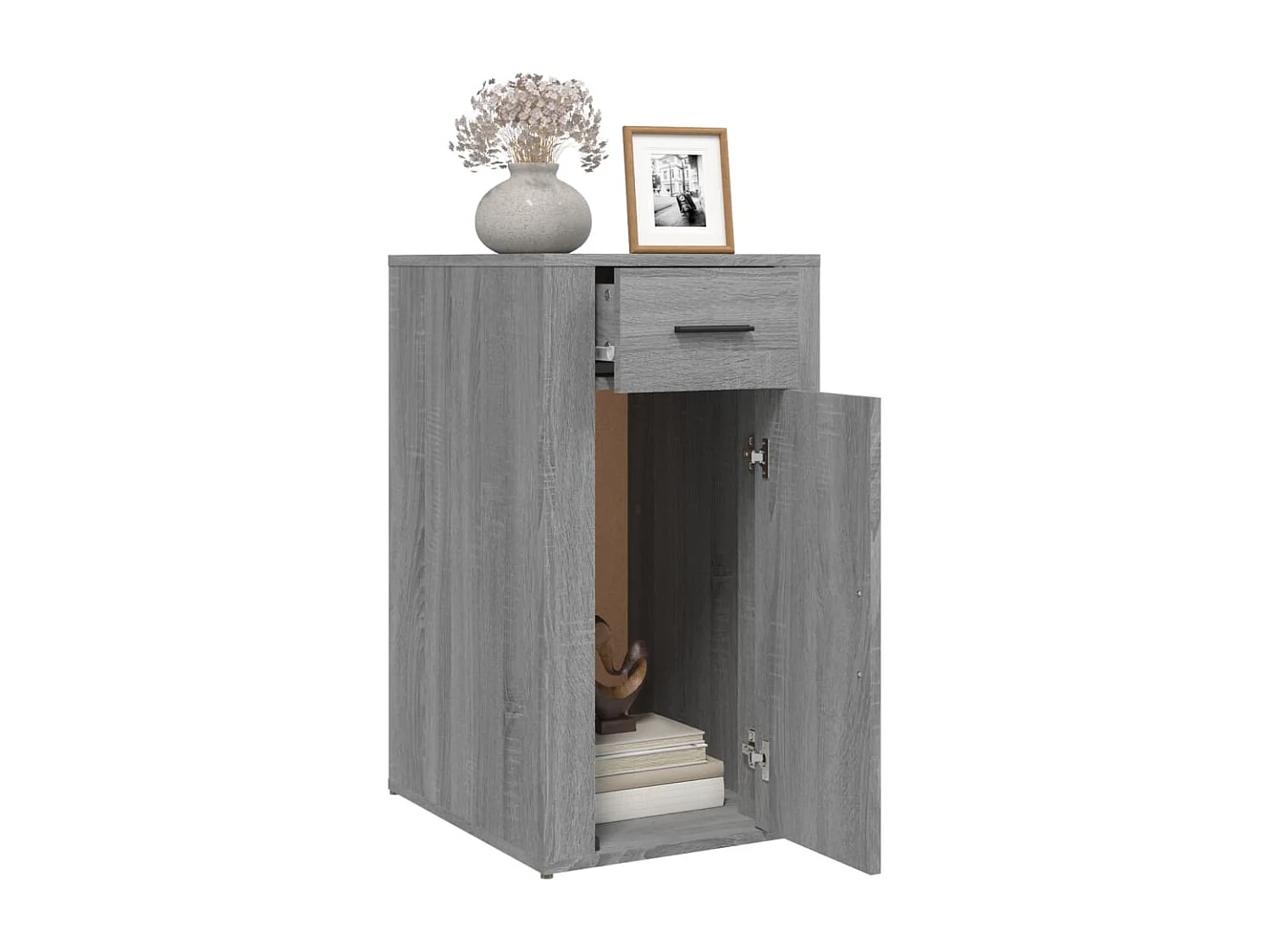 Mobile Scrivania grigio sonoma 40x49x75 cm Legno Multistrato
