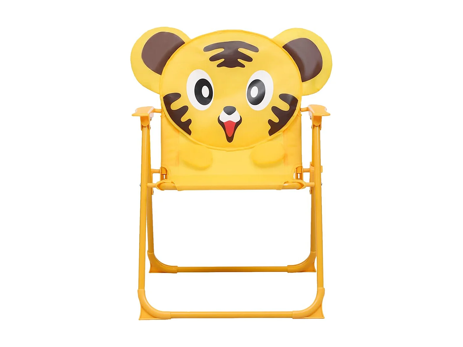 Ensemble de bistro avec parasol pour enfants 3 pcs Jaune