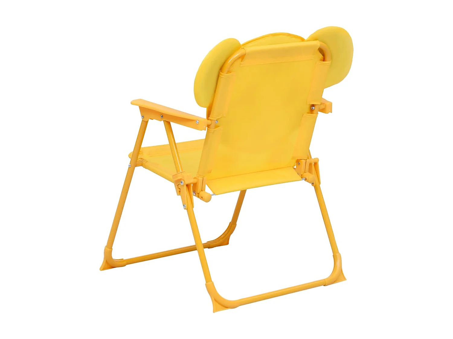 Ensemble de bistro avec parasol pour enfants 3 pcs Jaune