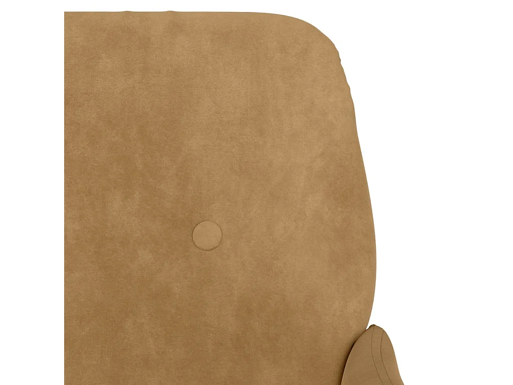 Poltrona Marrone 62x79x79 cm Velluto