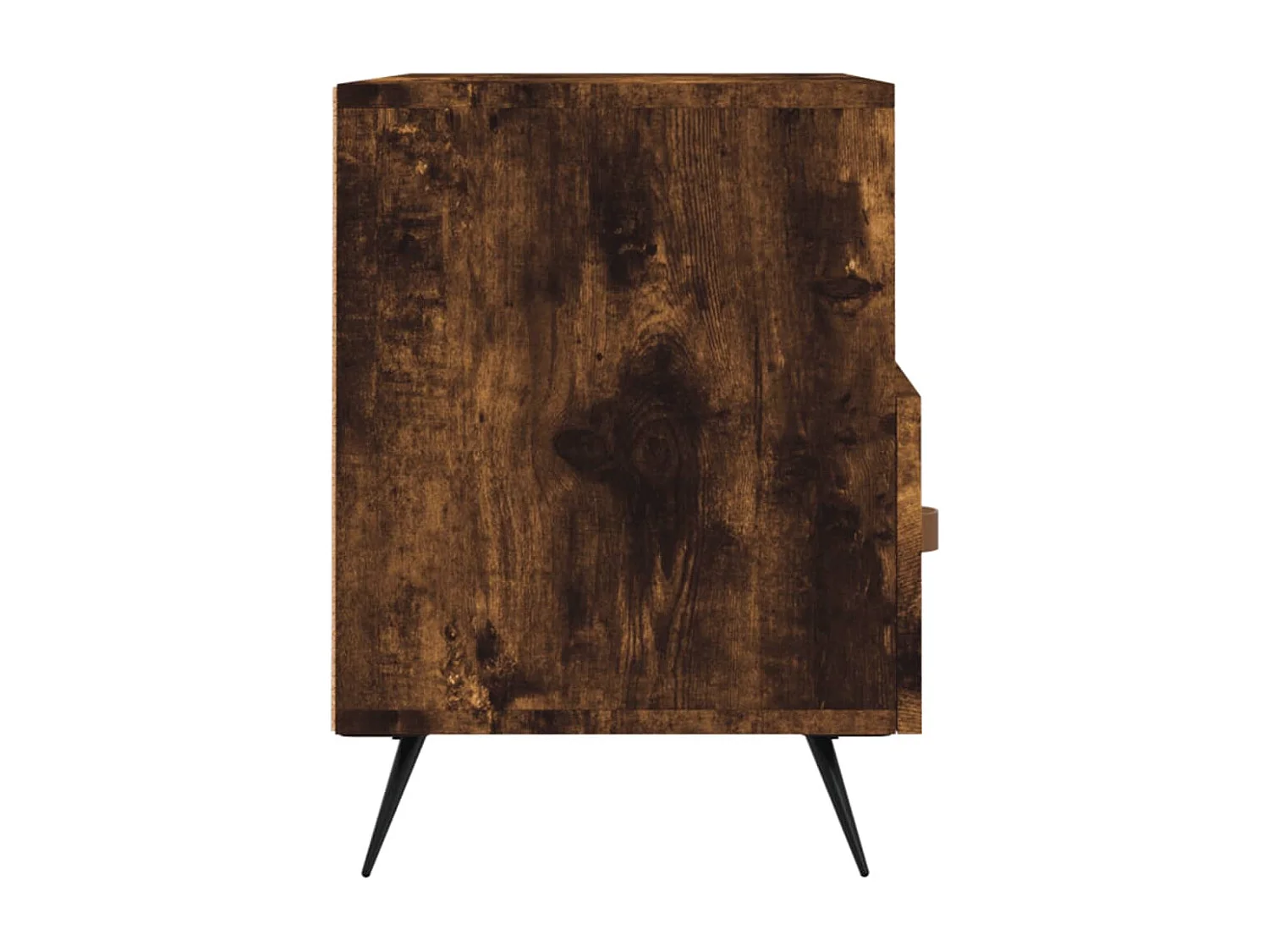 Meuble TV Chêne fumé 80x36x50 cm Bois d'ingénierie