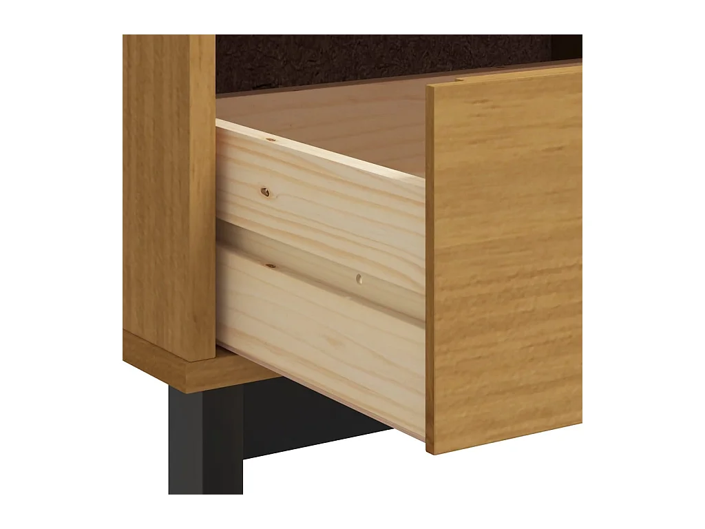 TV-meubel FLAM 110x40x50 cm massief grenenhout