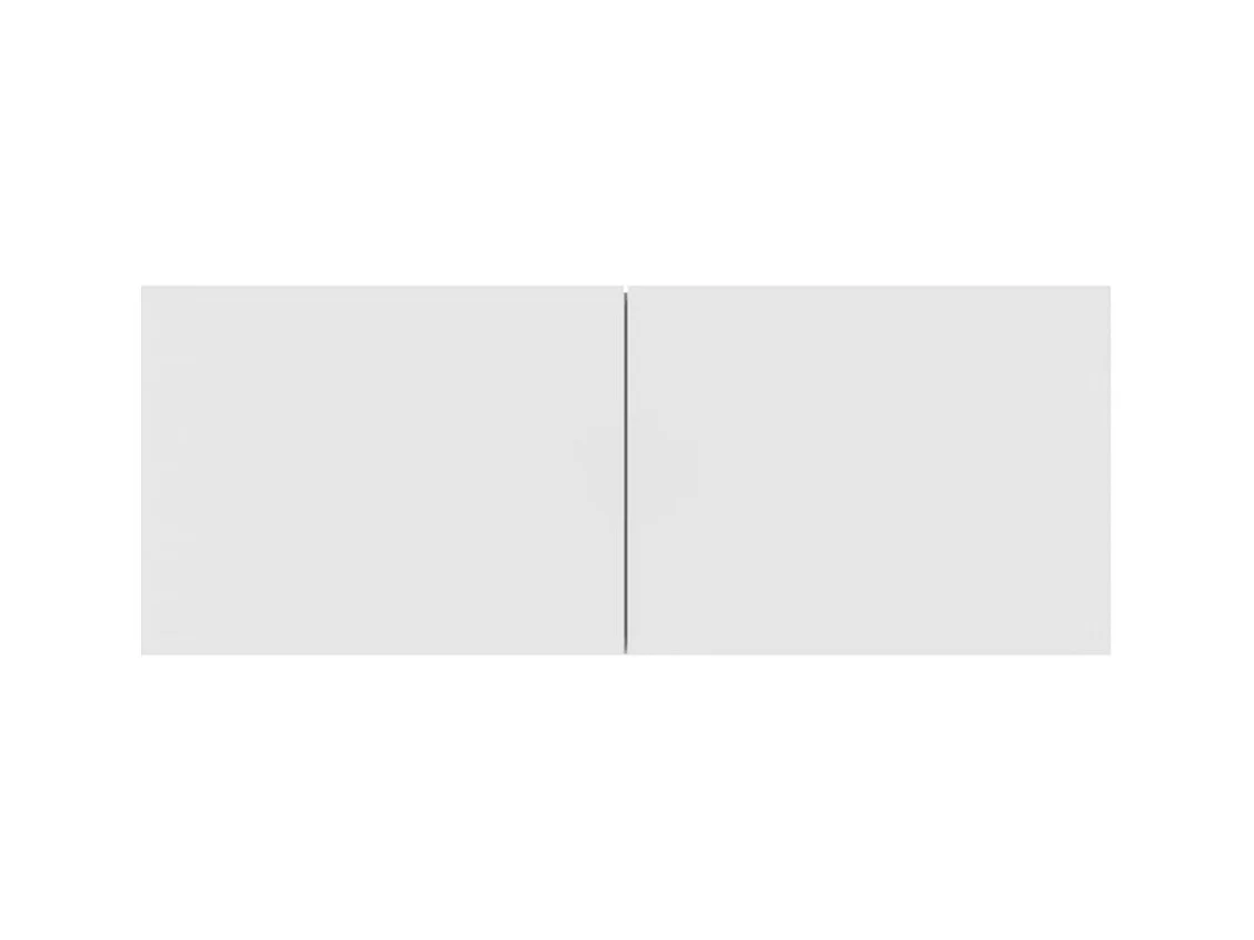 4-tlg. TV-Schrank-Set Weiß Holzwerkstoff