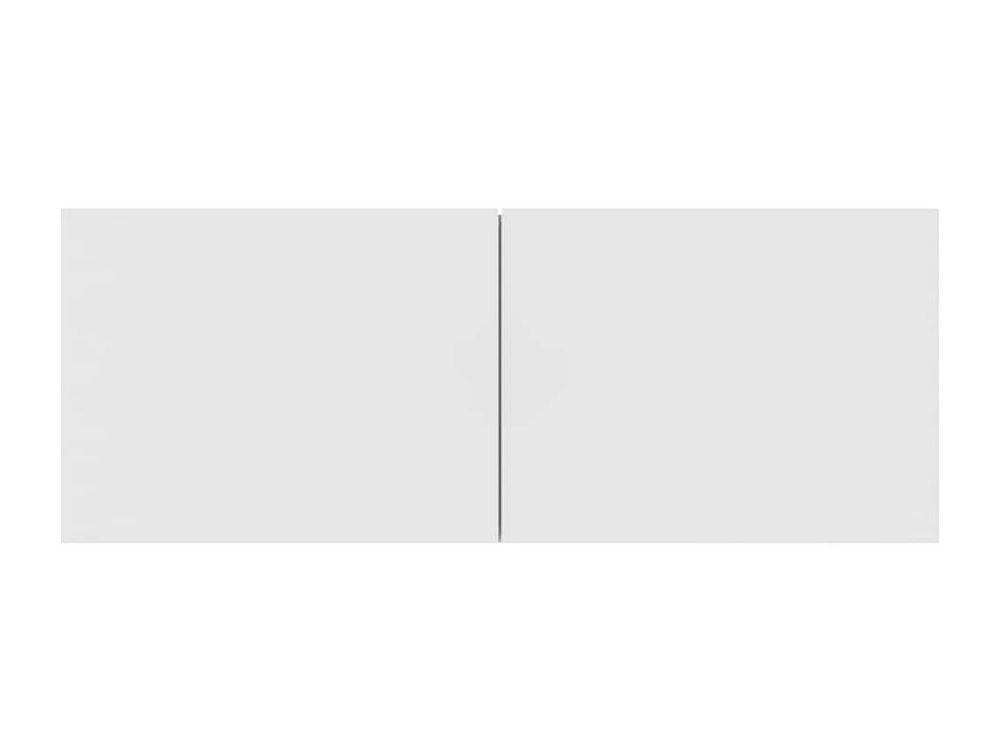 4-delige Tv-meubelset bewerkt hout wit