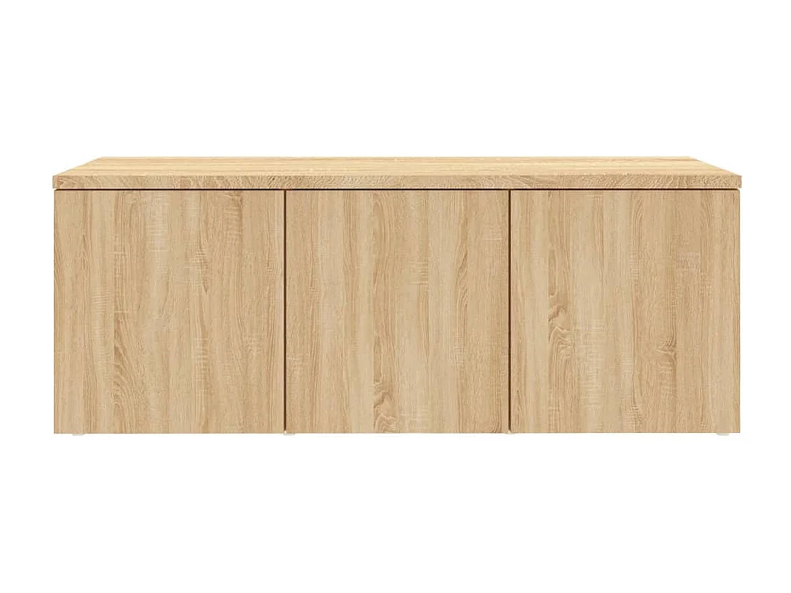 Tv-meubel 80x34x30 cm bewerkt hout sonoma eikenkleurig