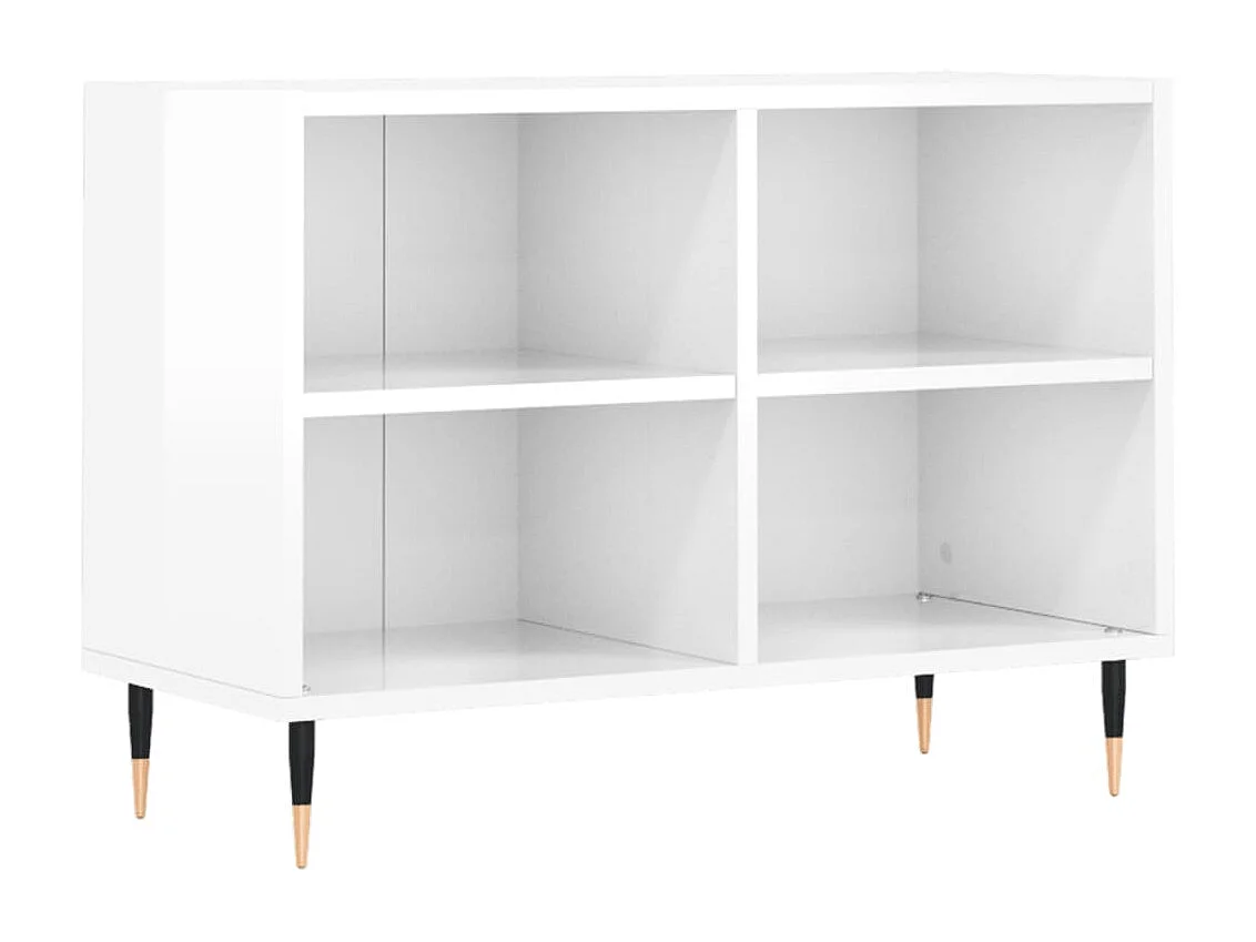 TV-Schrank Hochglanz-Weiß 69,5x30x50 cm Holzwerkstoff