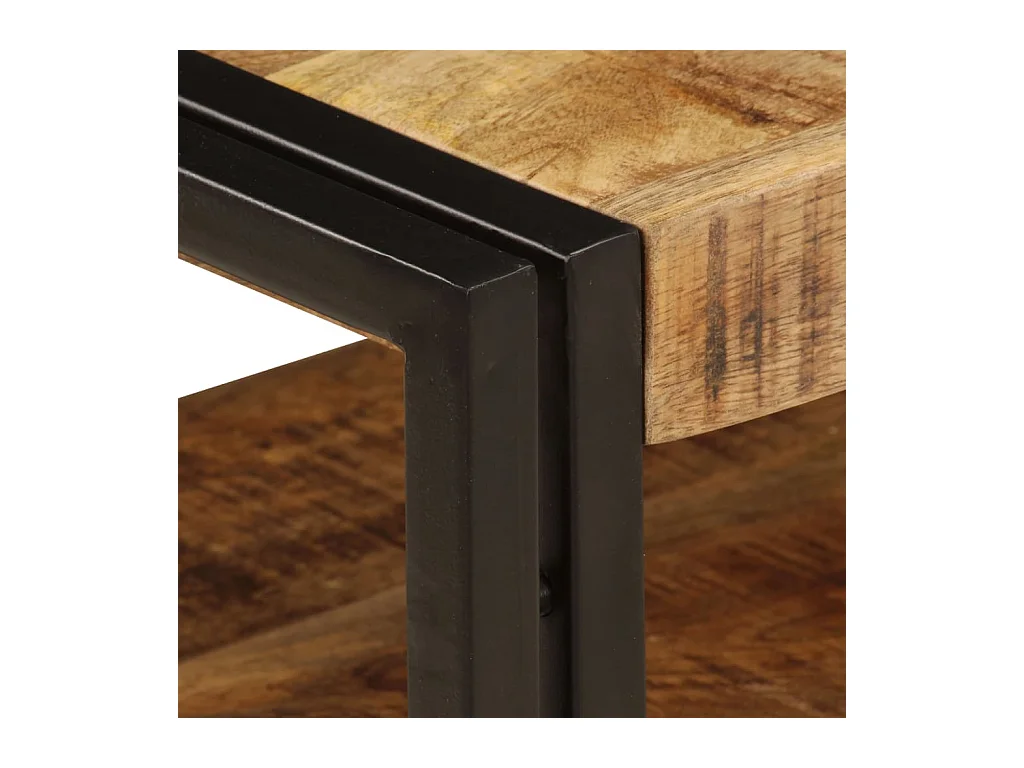 Mueble para TV madera maciza de mango 120x35x45 cm