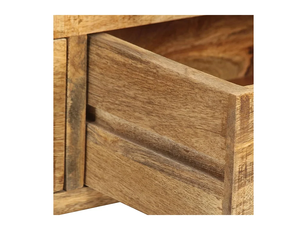 Mueble para TV madera maciza de mango 120x35x45 cm