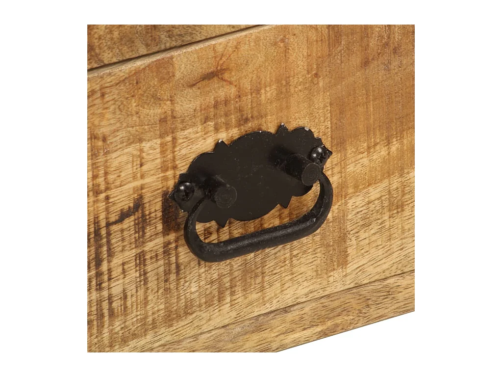 Mueble para TV madera maciza de mango 120x35x45 cm