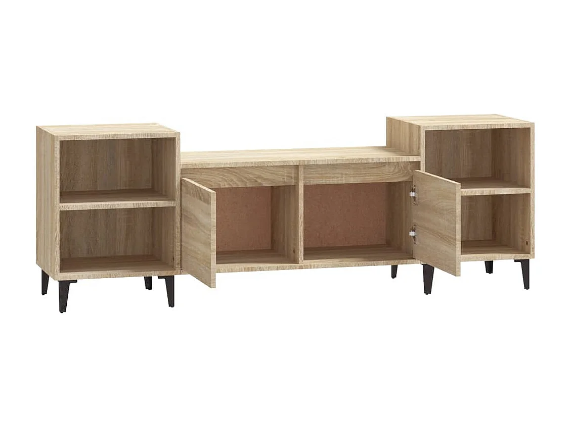 Meuble TV Chêne sonoma 160x35x55 cm Bois d'ingénierie