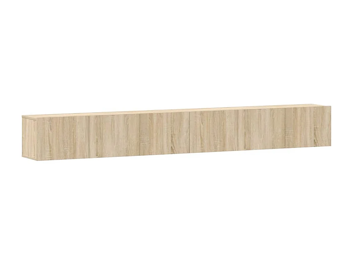 3-tlg. TV-Schrank-Set Sonoma-Eiche Holzwerkstoff