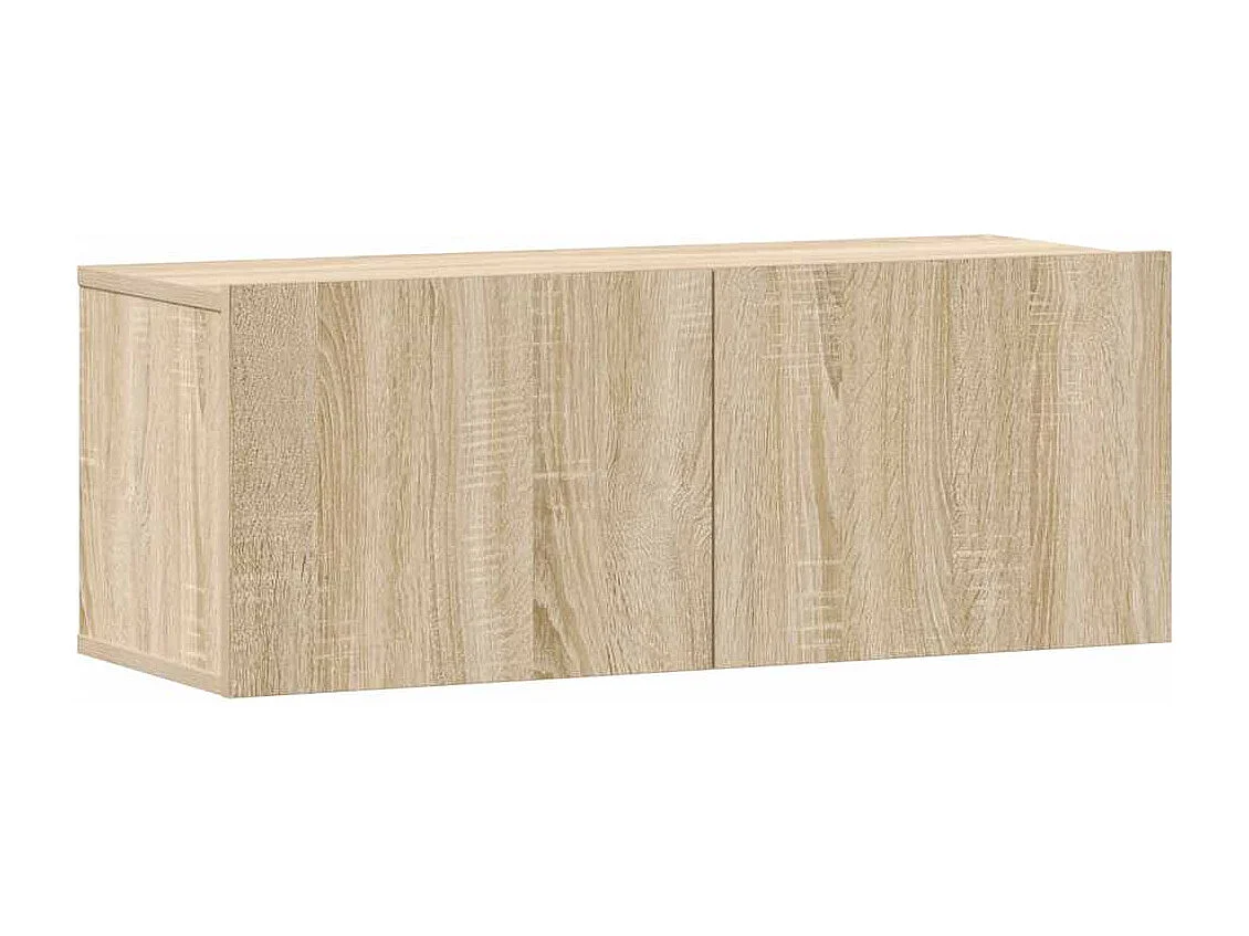 3-tlg. TV-Schrank-Set Sonoma-Eiche Holzwerkstoff