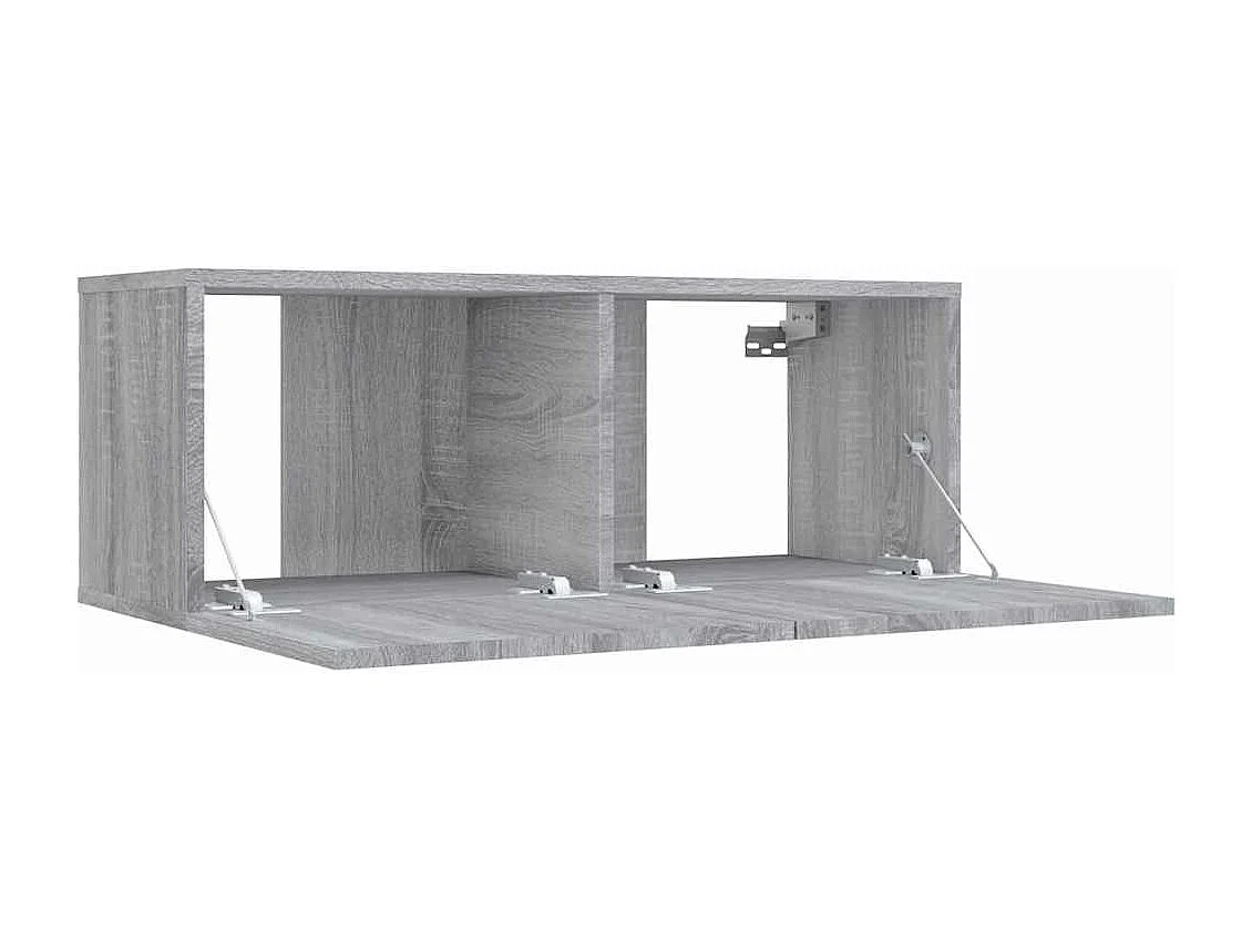 Mobile TV Grigio Sonoma 80x30x30 cm Legno Multistrato
