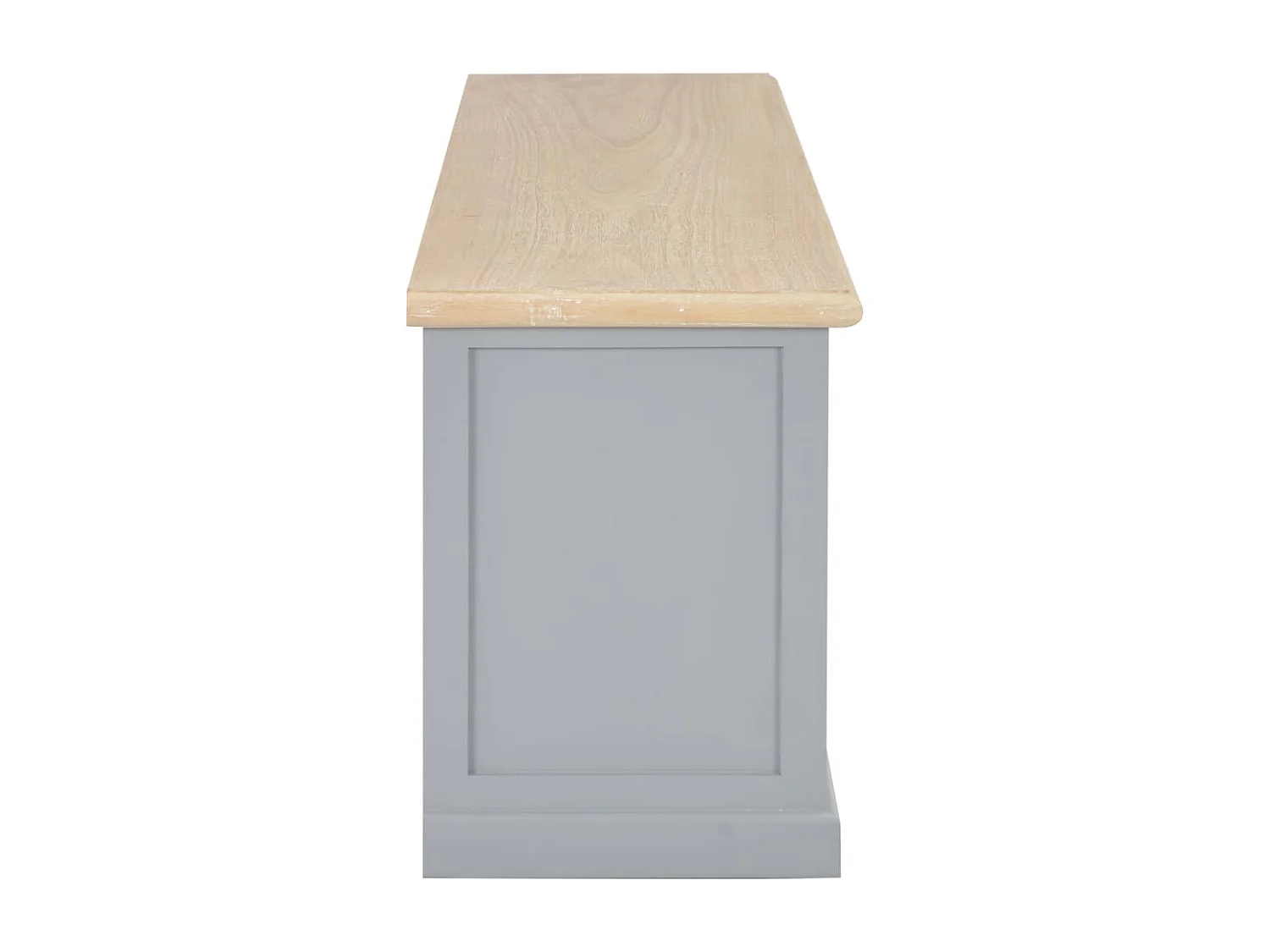 Móvel de TV 120x30x40 cm madeira cinzento