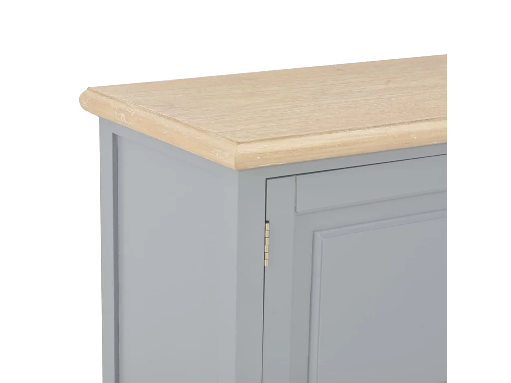 Móvel de TV 120x30x40 cm madeira cinzento