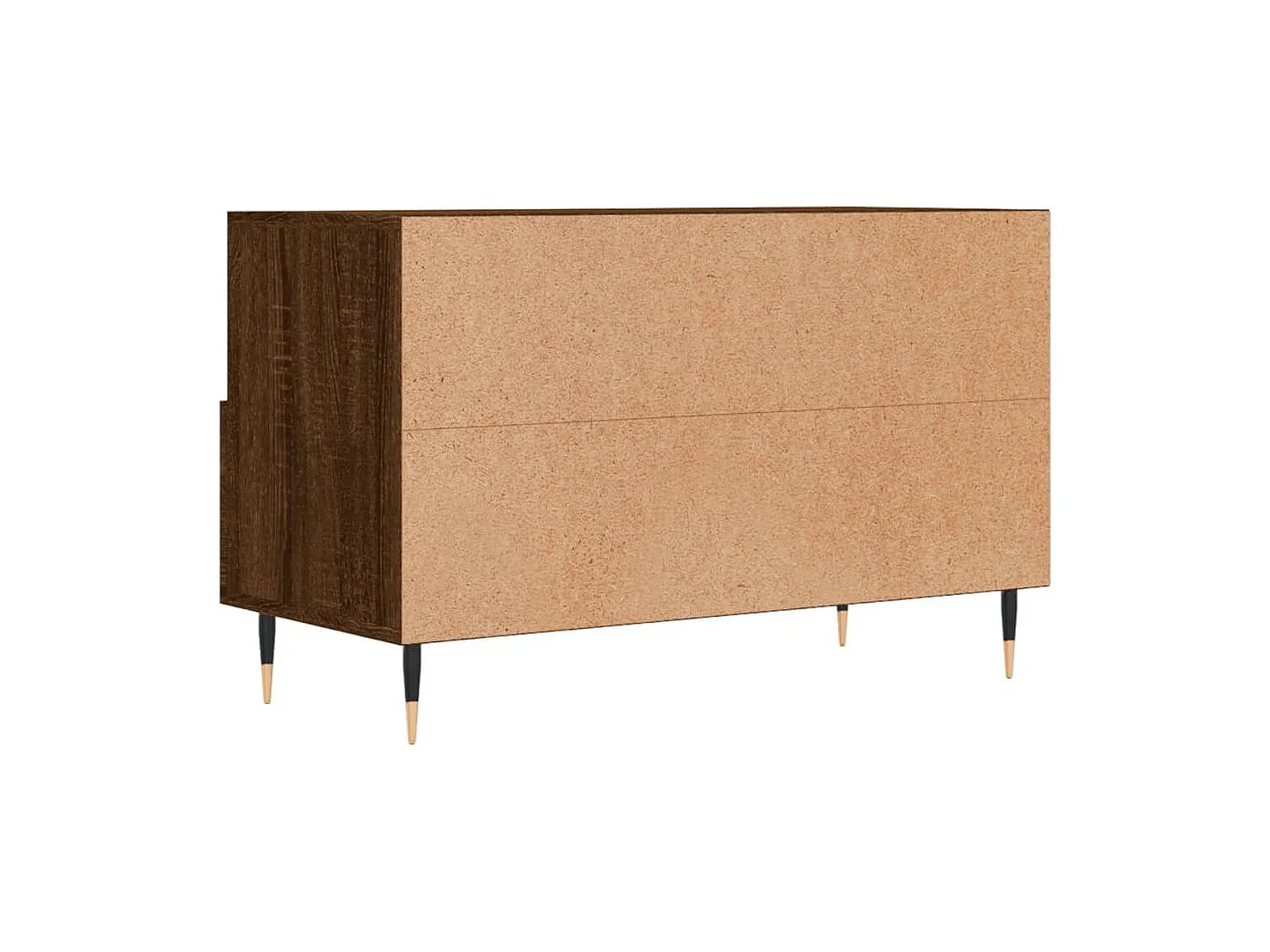 Meuble TV Chêne marron 80x36x50 cm Bois d'ingénierie