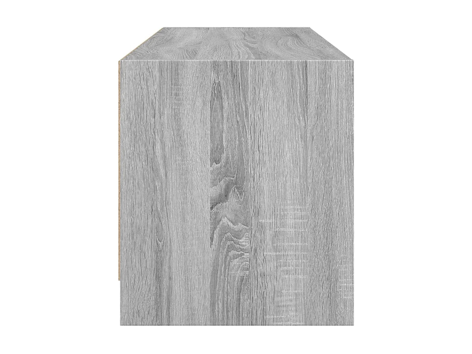 TV-Schrank mit Glastüren Grau Sonoma 102x37x42 cm