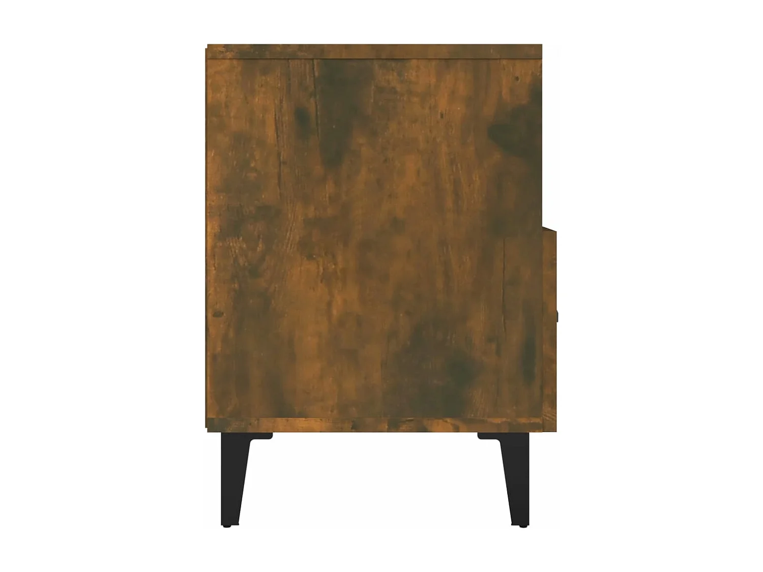 Mobile Porta TV Rovere Fumo 80x36x50 cm in Legno Multistrato