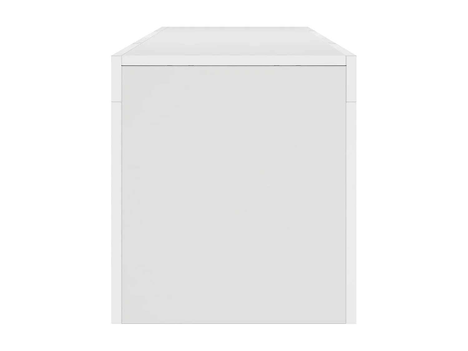 Tv-meubel met LED-verlichting 140x36,5x40 cm wit