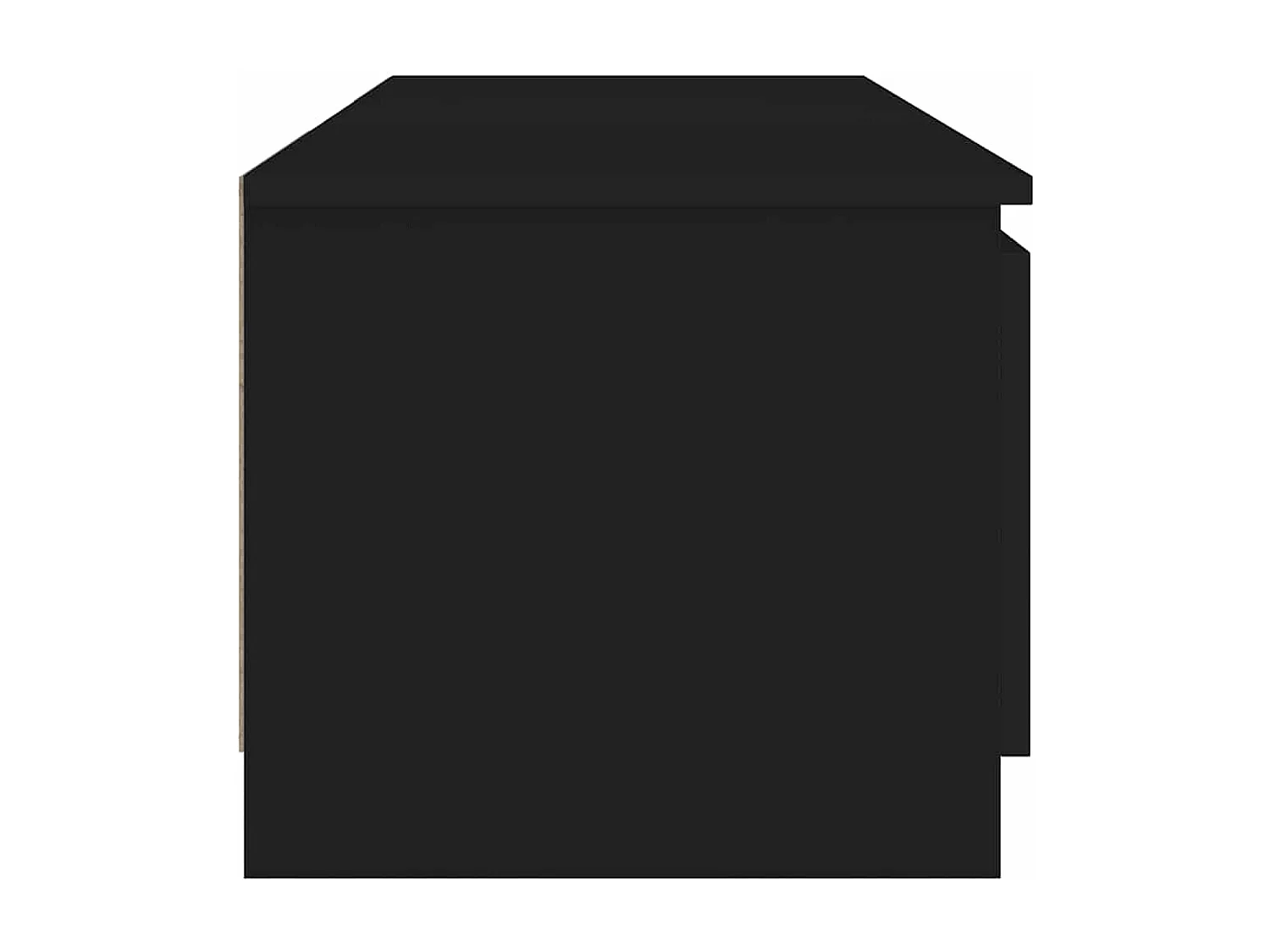 Meuble TV avec lumières LED noir 140x40x36 cm