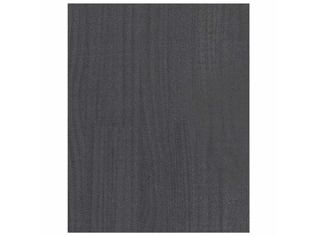 TV-Schrank Grau 70x33x42 cm Massivholz Kiefer