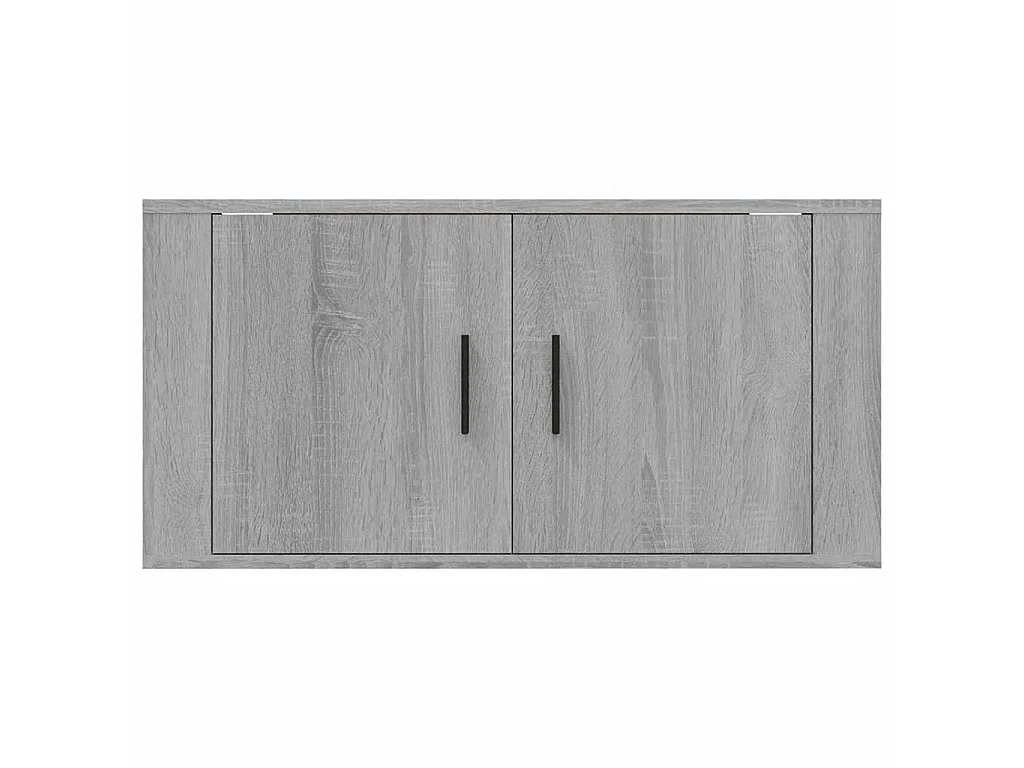 Meuble TV mural Sonoma gris 80x34,5x40 cm