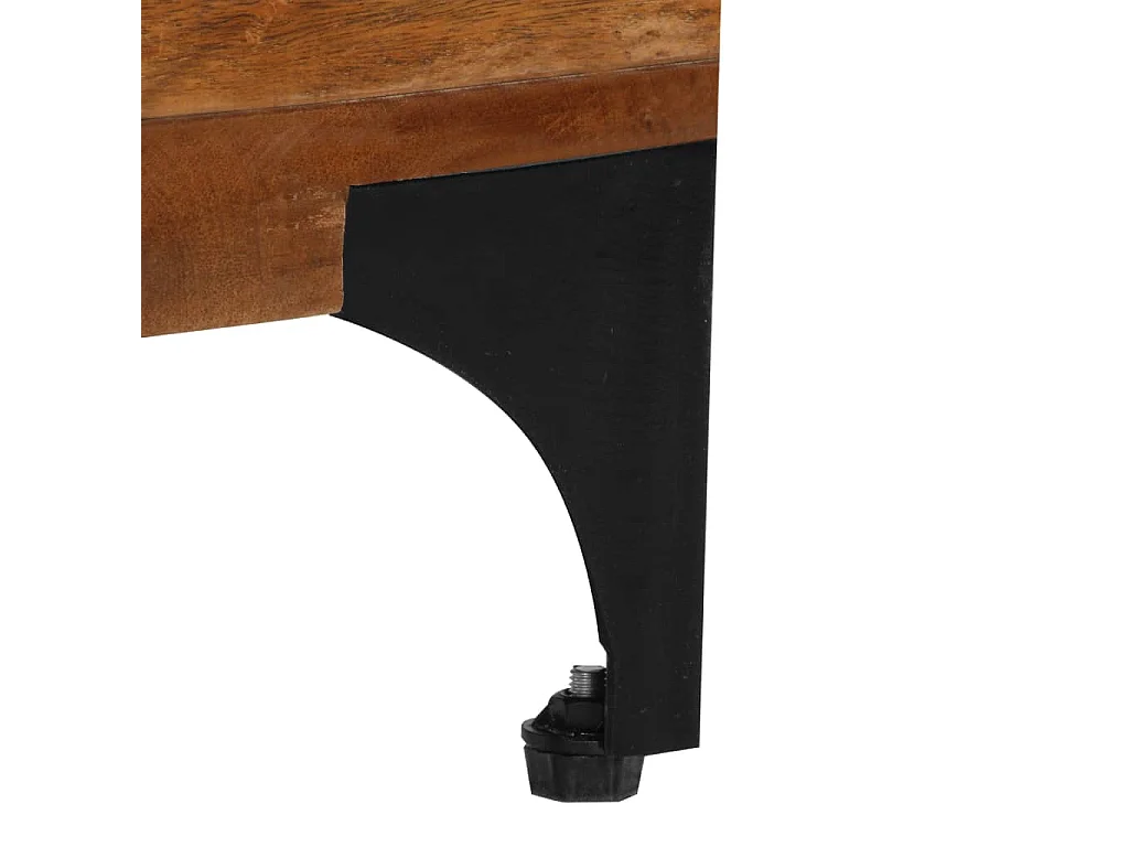 Mobile Porta TV 118x35x45 cm in Legno Massello di Recupero