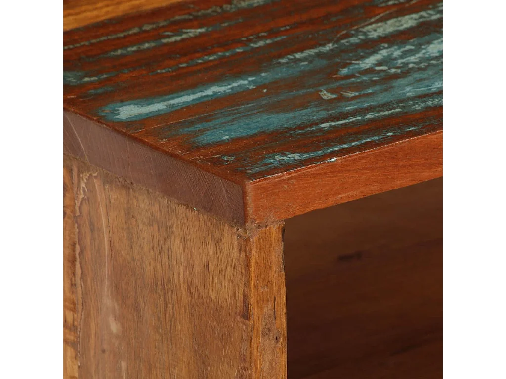Mobile Porta TV 118x35x45 cm in Legno Massello di Recupero