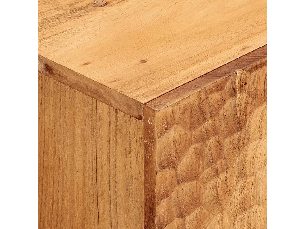 Meuble TV 105x33x46 cm Bois d'acacia massif