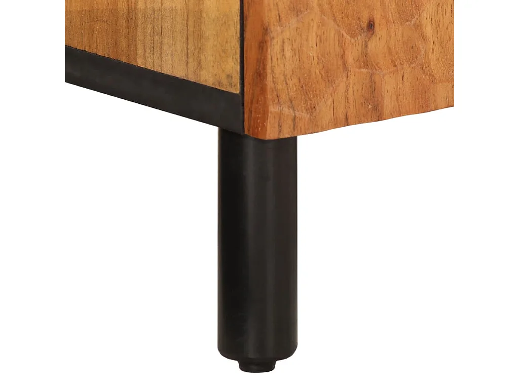 Meuble TV 105x33x46 cm Bois d'acacia massif